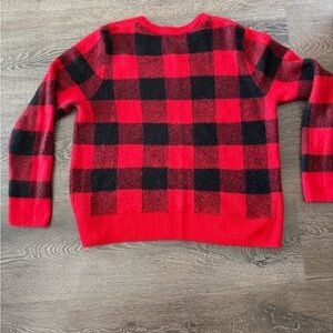 Old Navy Red and Black Knit Sweater